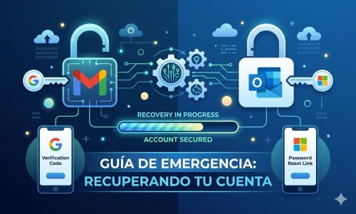 Guía de Emergencia: Cómo recuperar tu cuenta de Gmail u Outlook